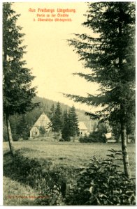 09675-Freiberg-1908-Umgebung - An der Ölmühle bei Oberschöna-Brück & Sohn Kunstverlag