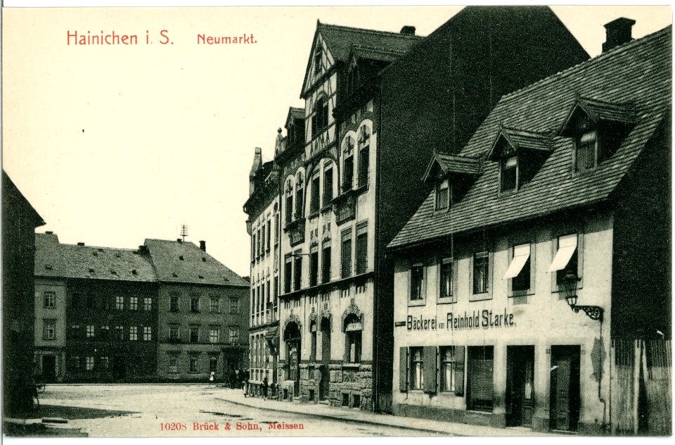 10208-Hainichen-1908-Neumarkt-Brück & Sohn Kunstverlag