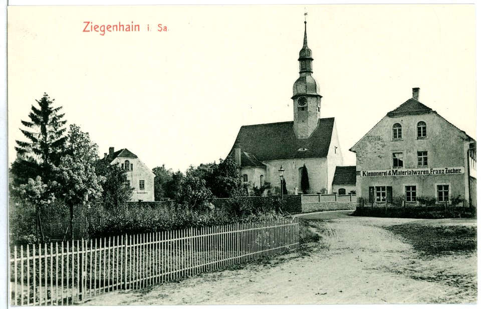 10030-Ziegenhain-1908-Kirche-Brück & Sohn Kunstverlag
