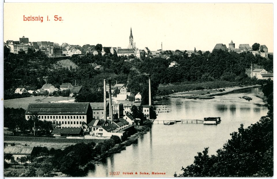 10237-Leisnig-1908-Blick auf Leisnig-Brück & Sohn Kunstverlag