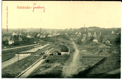 10300-Halsbrücke-1908-Blick auf Halsbrücke-Brück & Sohn Kunstverlag