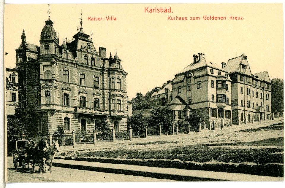 10002-Karlsbad-1908-Kurhaus zum Goldenen Kreuz-Brück & Sohn Kunstverlag