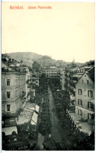12210-Karlsbad-1910-Untere Parkstraße-Brück & Sohn Kunstverlag