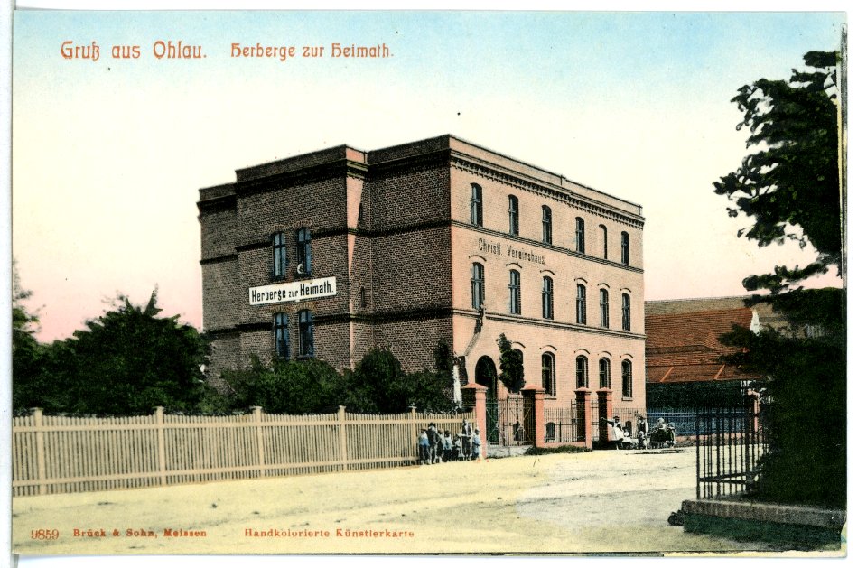 09859-Ohlau-1908-Herberge zur Heimat-Brück & Sohn Kunstverlag
