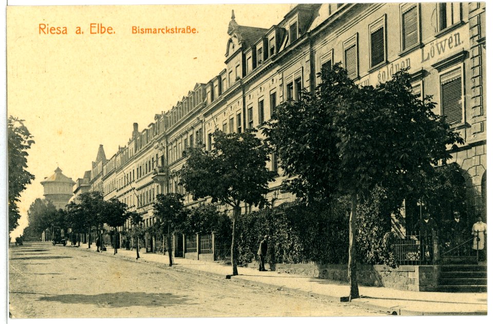 10269-Riesa-1908-Bismarckstraße-Brück & Sohn Kunstverlag