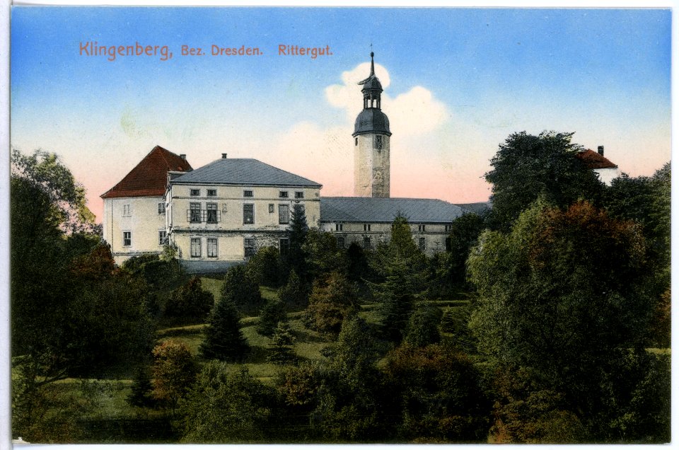10074-Klingenberg-1908-Rittergut-Brück & Sohn Kunstverlag