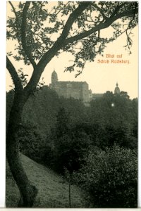 09995-Rochsburg-1908-Blick aufs Schloß-Brück & Sohn Kunstverlag