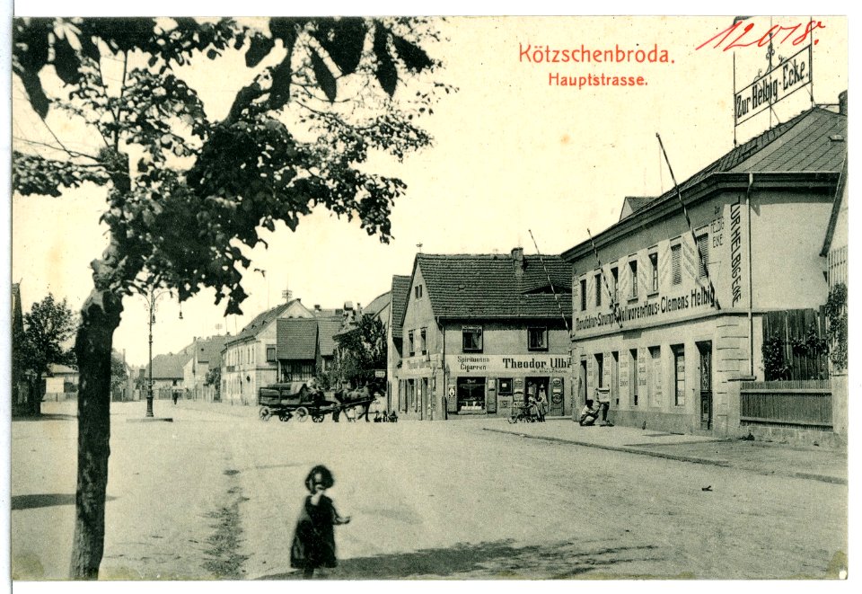 12018-Kötzschenbroda-1910-Hauptstraße-Brück & Sohn Kunstverlag