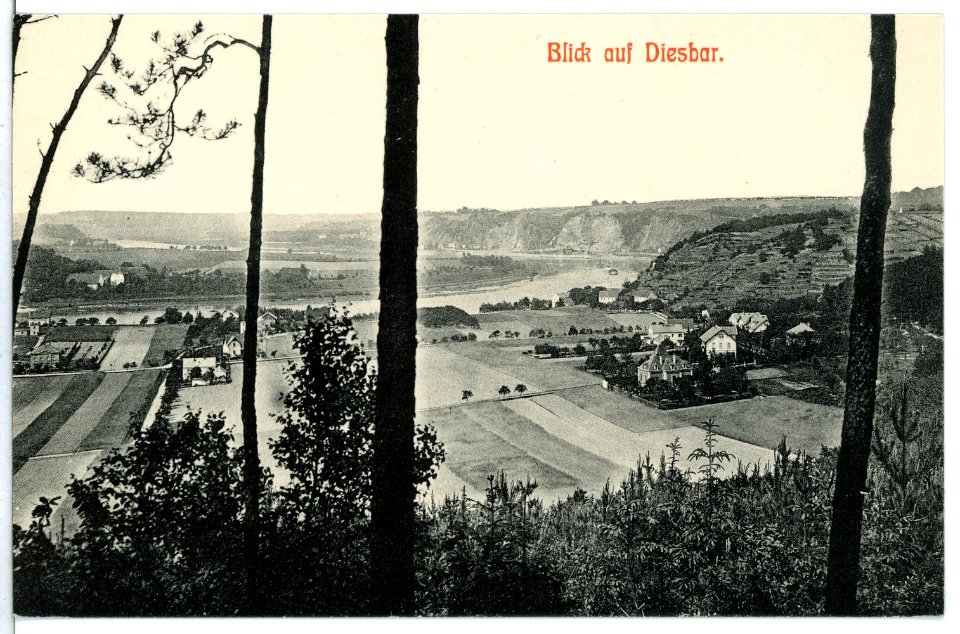 12097-Diesbar-1910-Blick auf Diesbar-Brück & Sohn Kunstverlag