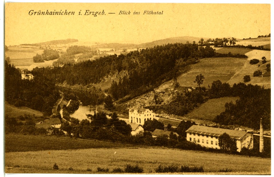 09668-Grünhainichen-1908-Blick ins Flöhatal-Brück & Sohn Kunstverlag