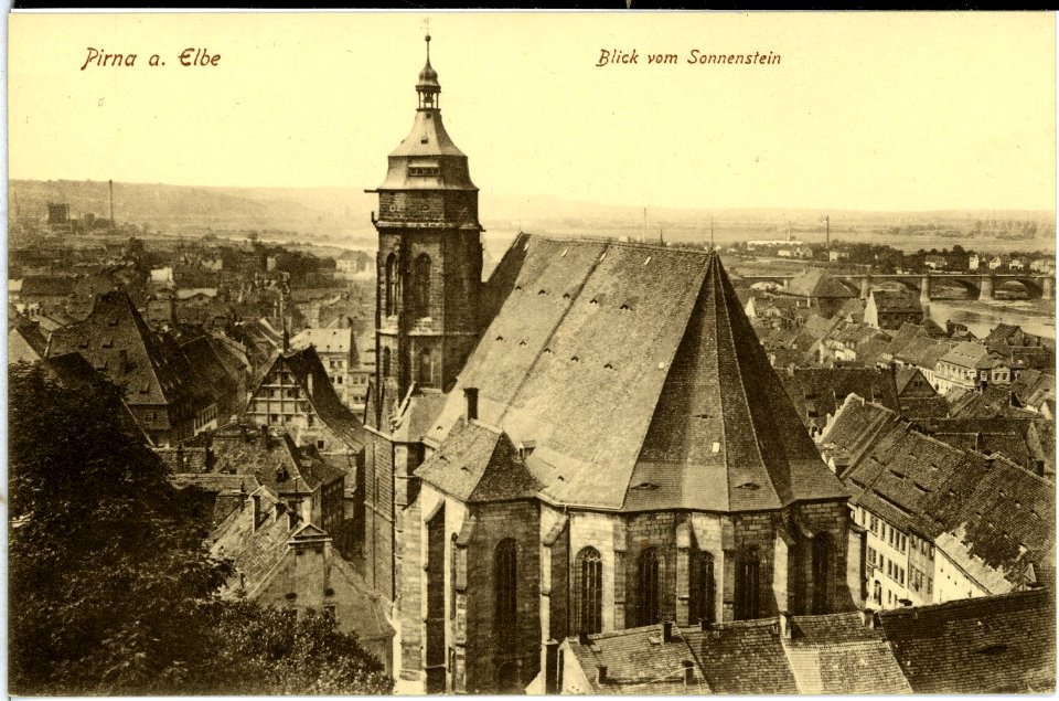 10336-Pirna-1908-Blick vom Sonnenstein-Brück & Sohn Kunstverlag
