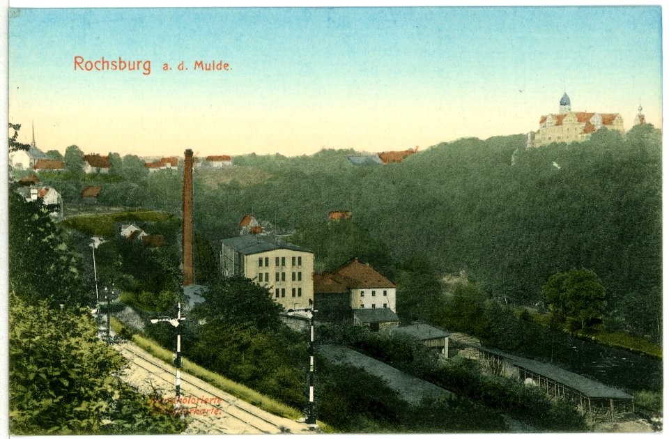 10151-Rochsburg-1908-Blick auf Rochsburg und Schloß-Brück & Sohn Kunstverlag
