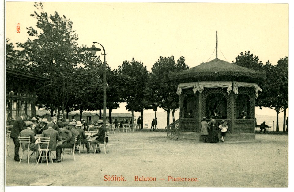 09635-Siofok-1908-Plattensse Musikpavillon-Brück & Sohn Kunstverlag