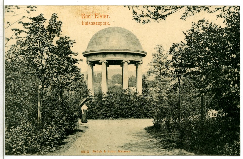 09913-Bad Elster-1908-Luisaseepark-Brück & Sohn Kunstverlag