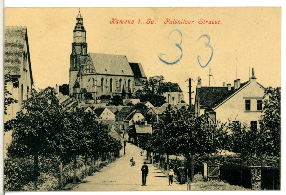 12032-Kamenz-1910-Pulsnitzer Straße-Brück & Sohn Kunstverlag