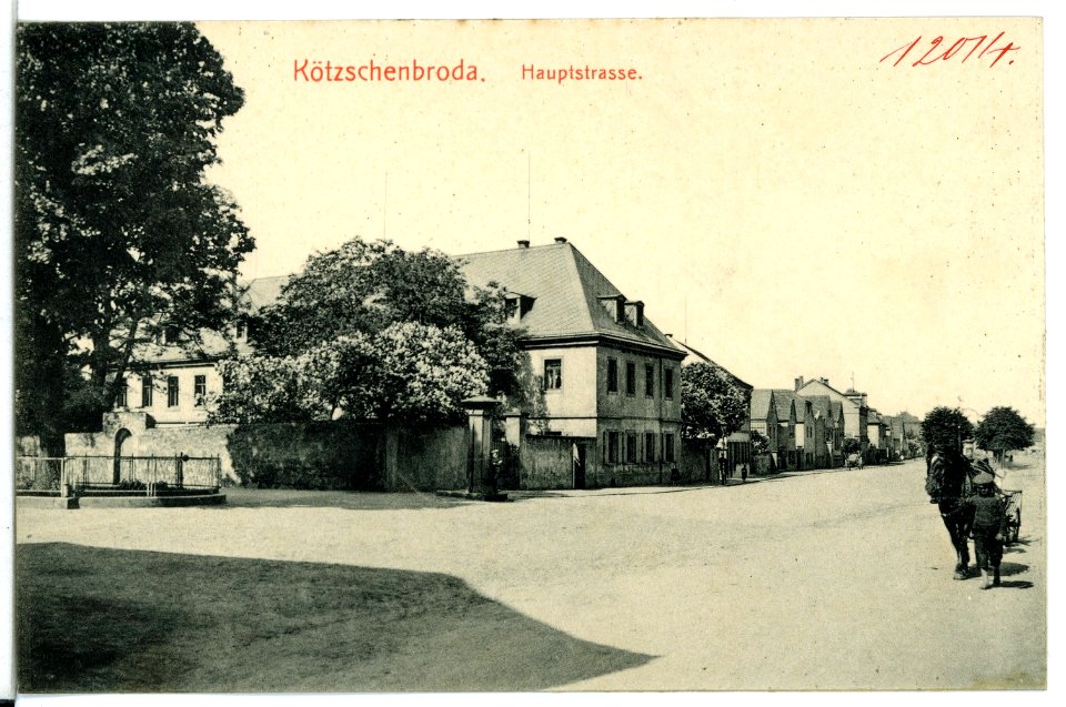 12014-Kötzschenbroda-1910-Hauptstraße-Brück & Sohn Kunstverlag