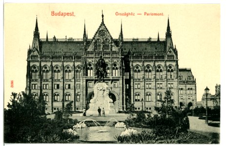 09602-Budapest-1908-Parlament-Brück & Sohn Kunstverlag