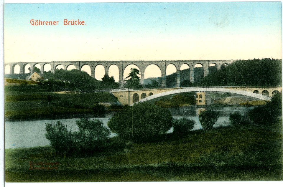 10154-Göhren (Wechselburg)-1908-Brücke-Brück & Sohn Kunstverlag