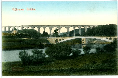 10154-Göhren (Wechselburg)-1908-Brücke-Brück & Sohn Kunstverlag
