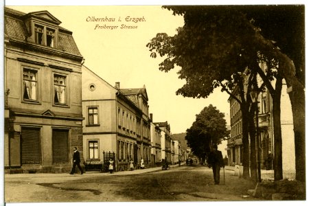 12145-Olbernhau-1910-Freiberger Straße-Brück & Sohn Kunstverlag