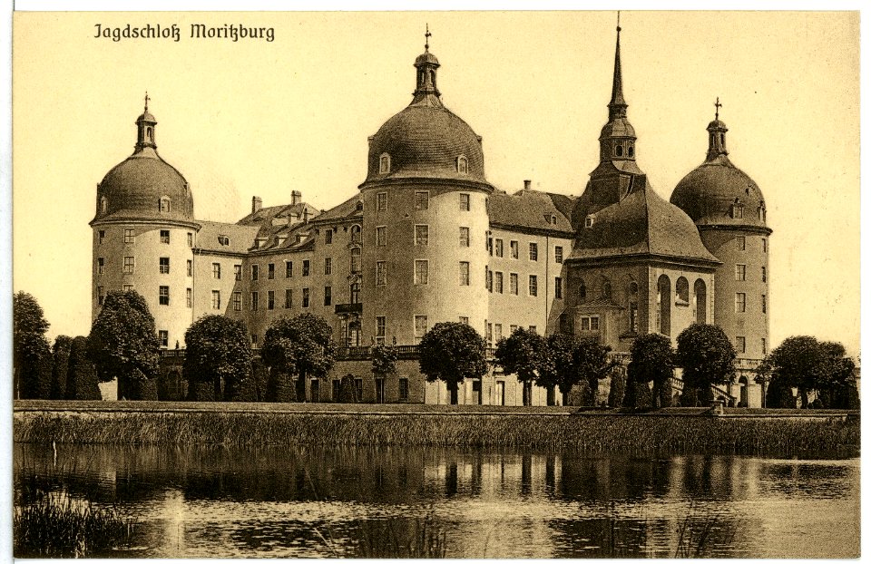 10036-Moritzburg-1908-Jagdschloß-Brück & Sohn Kunstverlag