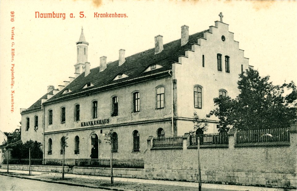 09600-Naumburg-1908-Krankenhaus-Brück & Sohn Kunstverlag