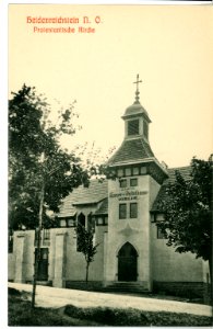 10288-Heidenreichstein-1908-Protestantische Kirche-Brück & Sohn Kunstverlag
