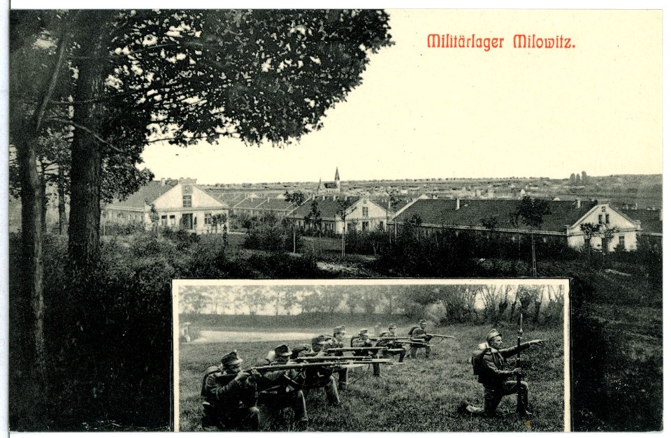 11818-Milowitz-1910-Militärlager-Brück & Sohn Kunstverlag