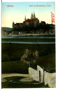 12106-Meißen-1910-Blick auf den Burgberg-Brück & Sohn Kunstverlag