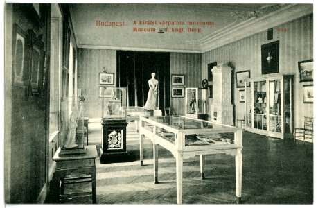 09640-Budapest-1908-Museum in der Königlichen Burg-Brück & Sohn Kunstverlag