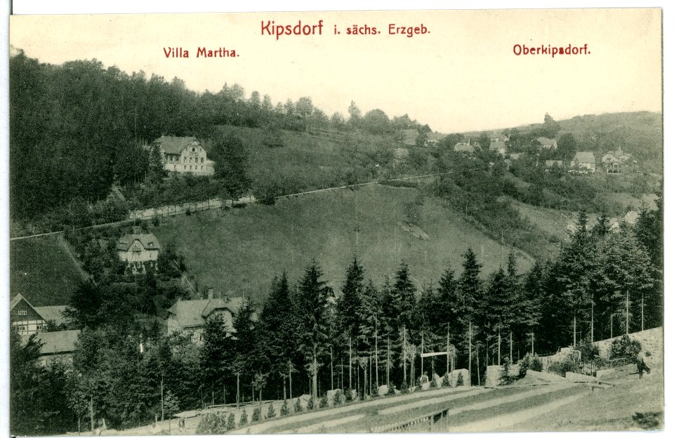 10223-Kipsdorf-1908-Villa Martha und Oberkipsdorf-Brück & Sohn Kunstverlag