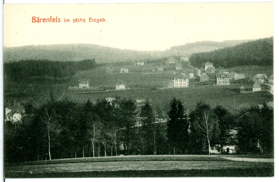 10020-Bärenfels-1908-Blick auf Bärenfels-Brück & Sohn Kunstverlag