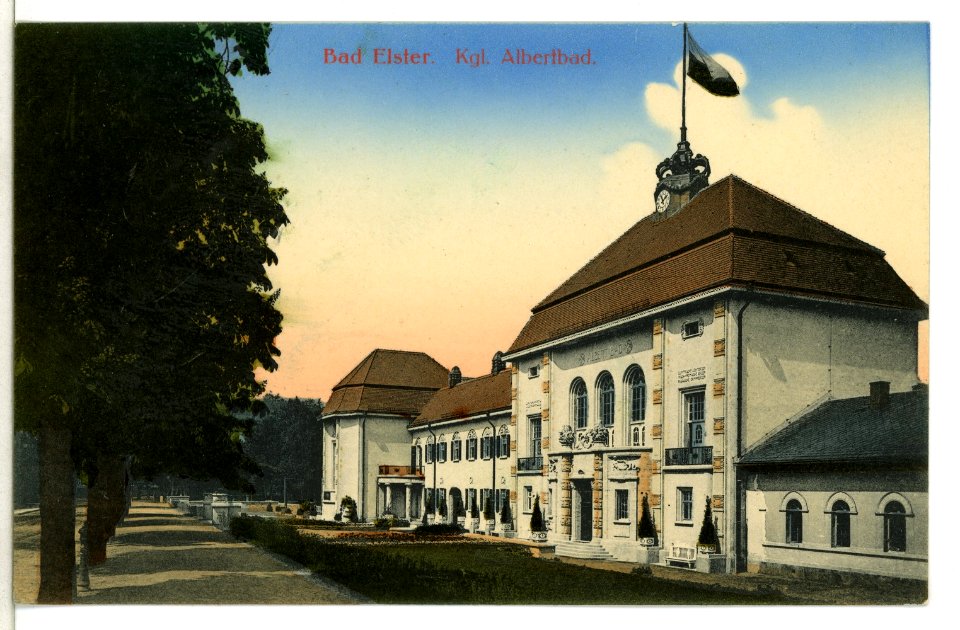 09908-Bad Elster-1908-Albertbad-Brück & Sohn Kunstverlag