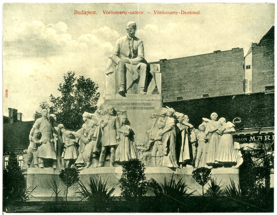 10046-Budapest-1908-Vörösmarty - Denkmal-Brück & Sohn Kunstverlag