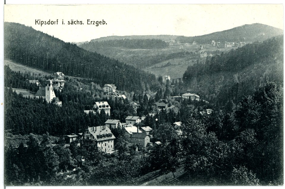 10219-Kipsdorf-1908-Blick auf Kipsdorf-Brück & Sohn Kunstverlag