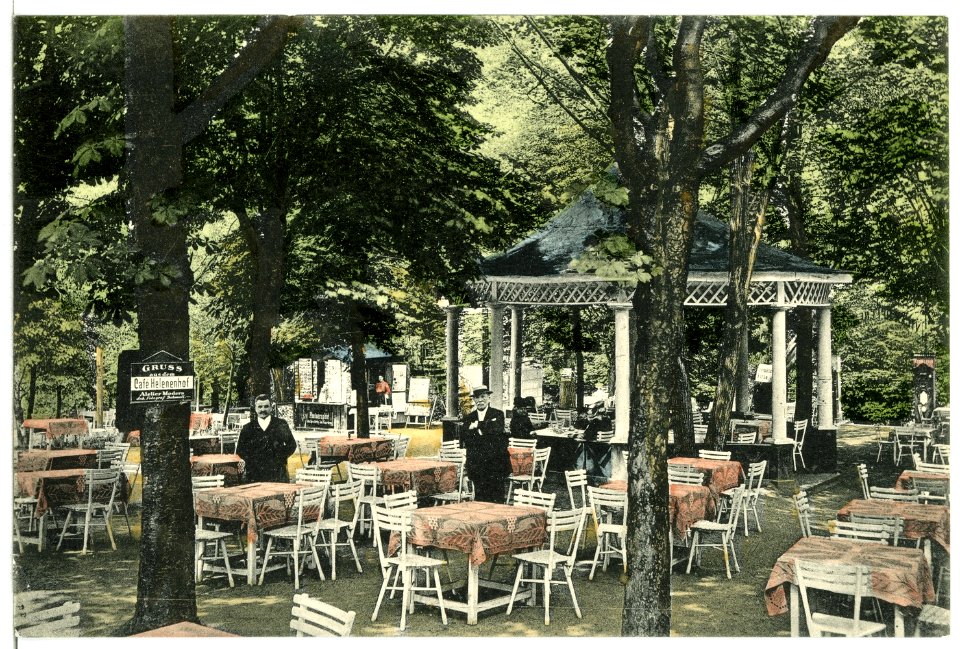 11764-Karlsbad-1910-Cafe Helenenhof-Brück & Sohn Kunstverlag