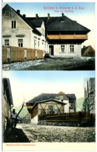 11770-Leskau-1910-Hotel zur Egerburg-Brück & Sohn Kunstverlag