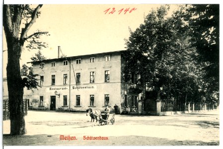 12140-Meißen-1910-Schützenhaus-Brück & Sohn Kunstverlag
