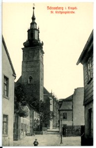 12069-Schneeberg-1910-Wolfgangskirche-Brück & Sohn Kunstverlag