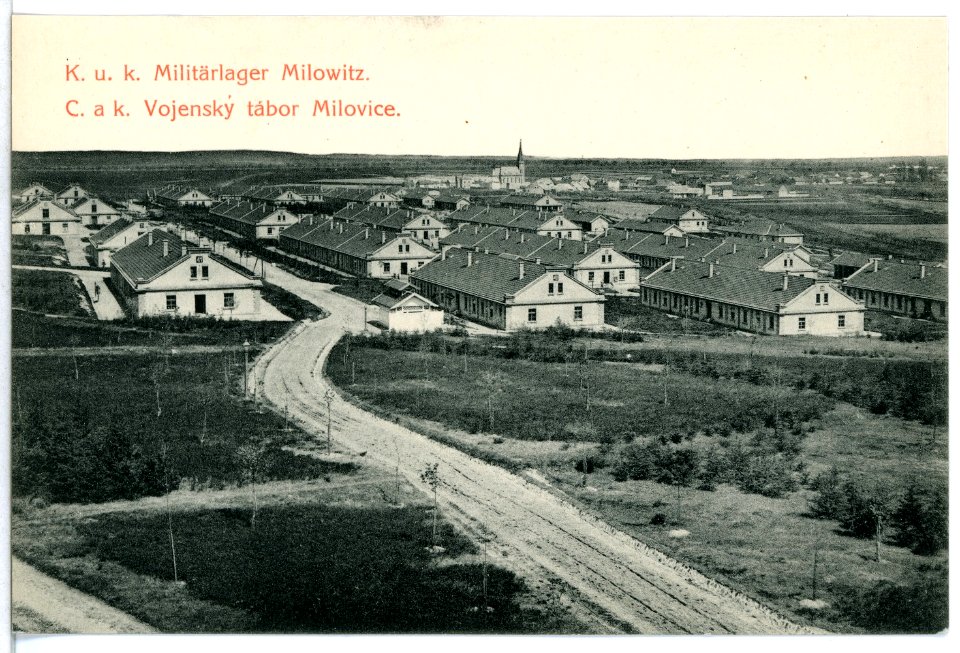 12316-Milowitz-1910-Militärlager-Brück & Sohn Kunstverlag