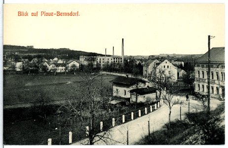 12090-Plaue-Bernsdorf-1910-Blick auf Plaue-Bernsdorf-Brück & Sohn Kunstverlag