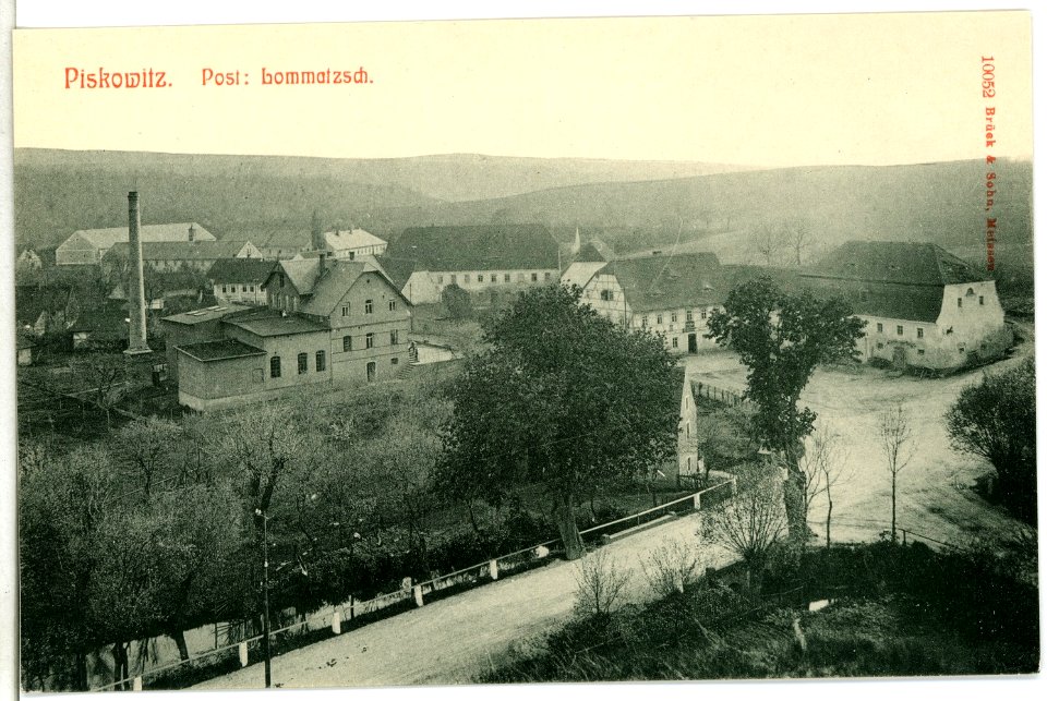 10052-Piskowitz-1908-Blick auf Piskowitz-Brück & Sohn Kunstverlag