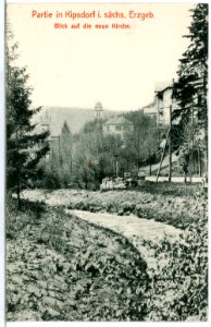 10022-Kipsdorf-1908-Neue Kirche-Brück & Sohn Kunstverlag
