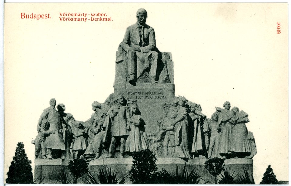 10048-Budapest-1908-Vörösmarty - Denkmal-Brück & Sohn Kunstverlag