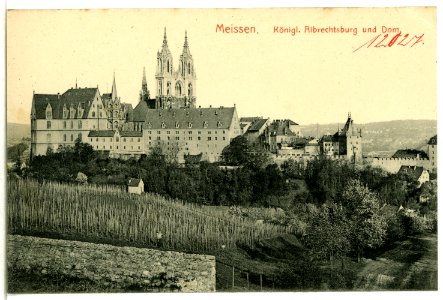 12027-Meißen-1910-Albrechtsburg, Dom, Kornhaus-Brück & Sohn Kunstverlag