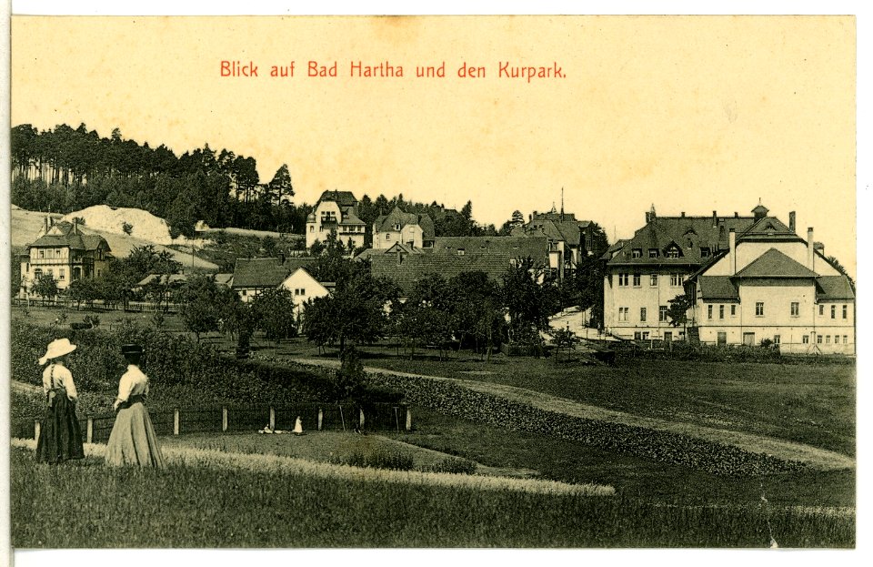 12609-Hartha-1911-Blick auf Bad Hartha-Brück & Sohn Kunstverlag