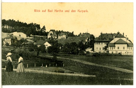 12609-Hartha-1911-Blick auf Bad Hartha-Brück & Sohn Kunstverlag