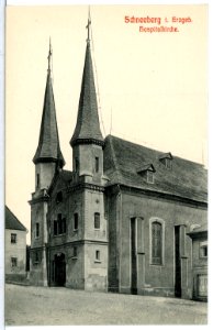 12068-Schneeberg-1910-Hospitalkirche-Brück & Sohn Kunstverlag