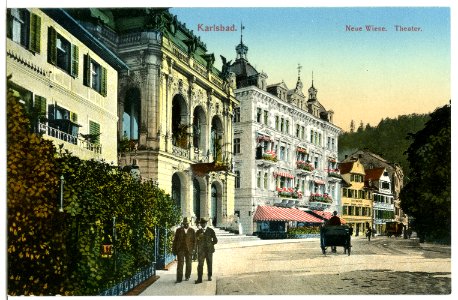 12185-Karlsbad-1910-Neue Wiese - Theater-Brück & Sohn Kunstverlag