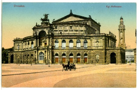 12202-Dresden-1910-Hoftheater = Semperoper-Brück & Sohn Kunstverlag
